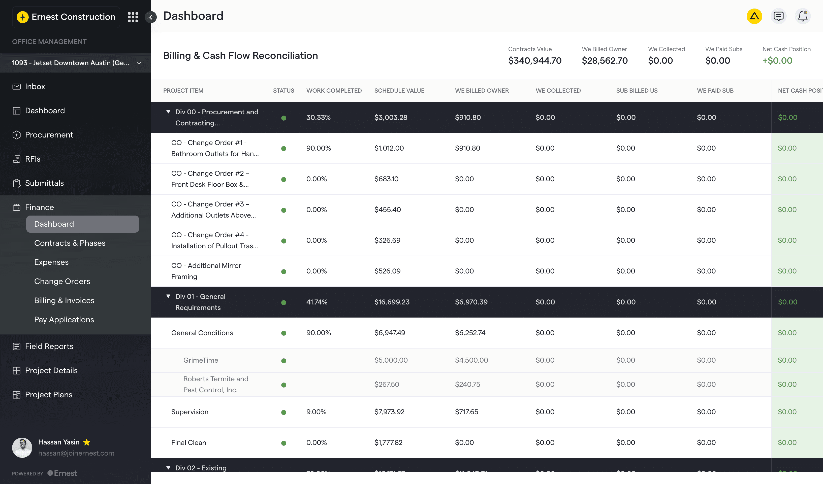 Finance & Budget screenshot